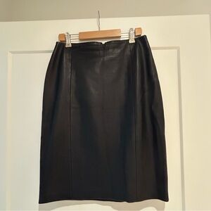 Leather skirt